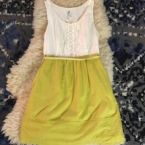 NWOT Anthropologie Mauve Crochet Dress